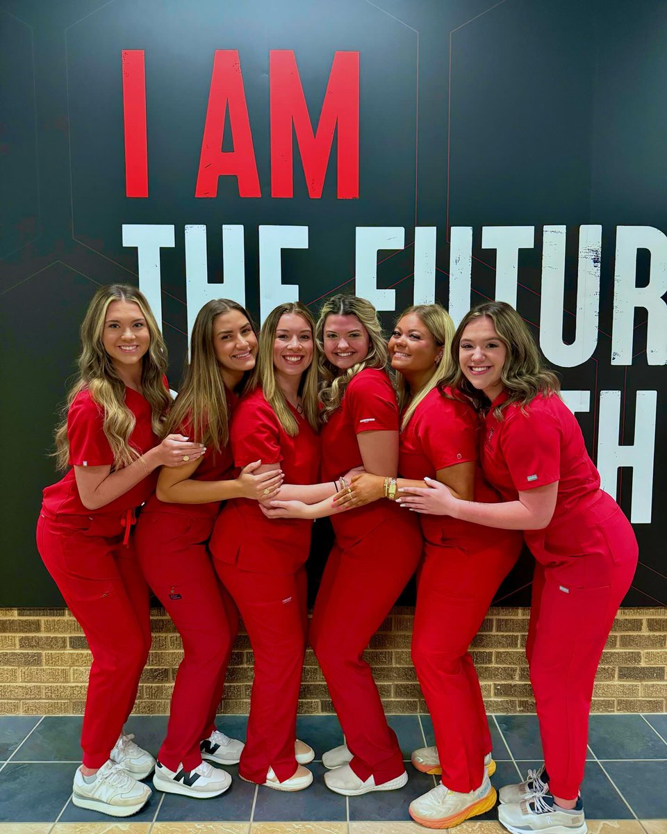 'Retiring the red scrubs, next stop graduation!!' Maura and her #TTUHSC School of Nursing classmates on the Abilene campus recently celebrated their final day of nursing school and are excited to walk the stage at our spring commencement ceremony on May 3rd! #RedRaiderNurse