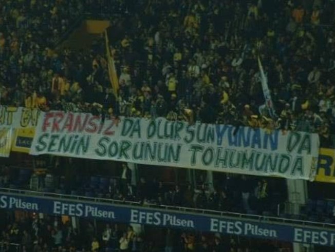 Fransız'da olursun Yunan'da..
Senin sorunun tohumunda..
