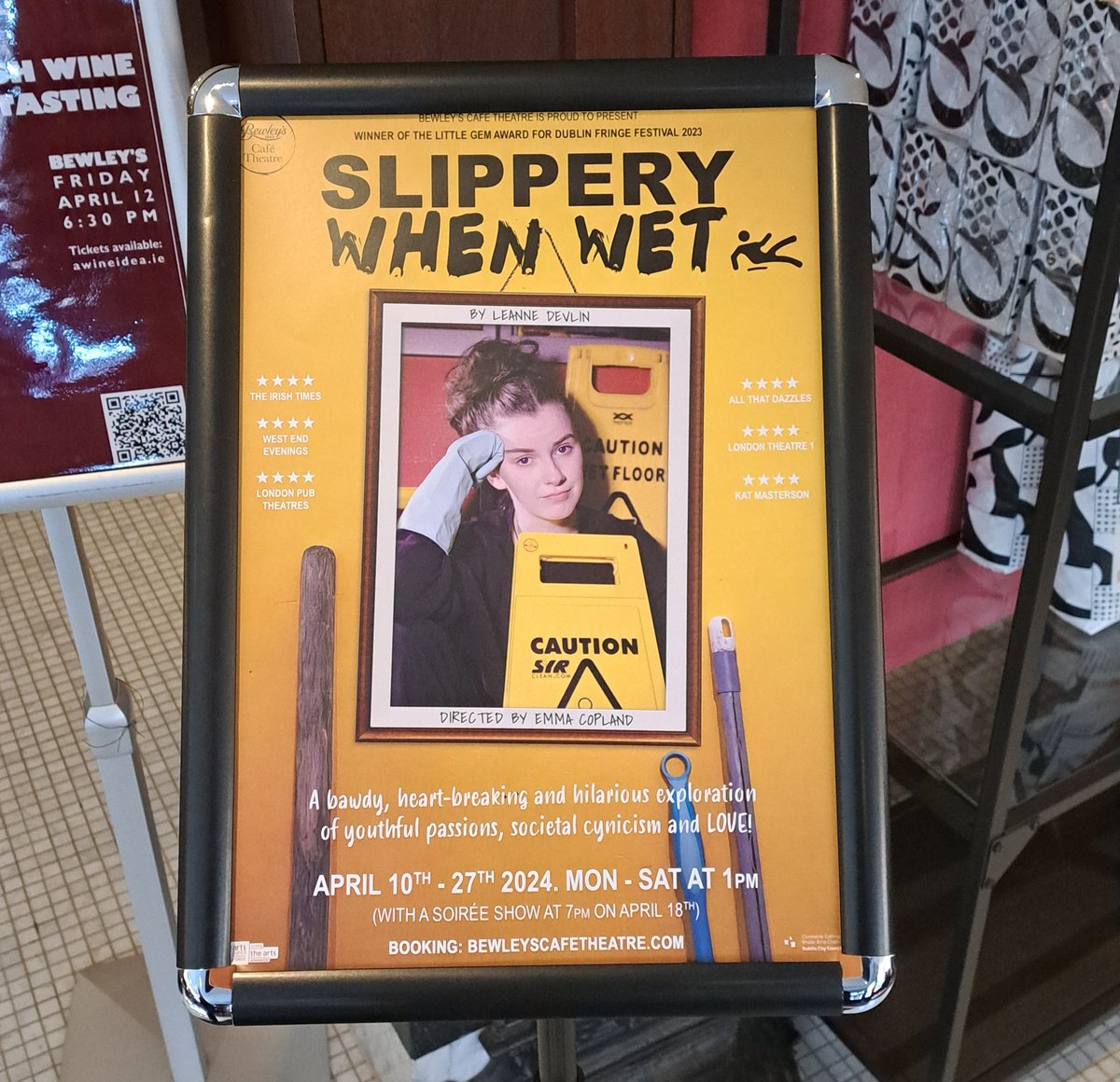 We are officially OPEN! @slipperywwplay @BewleysCTheatre bewleyscafetheatre.com/slippery-when-…