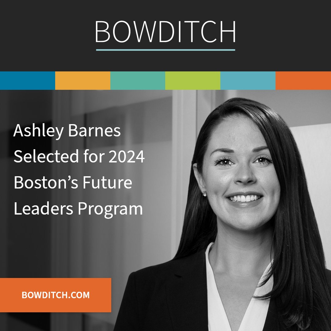 Congratulations to Ashley Barnes! Ashley has been selected to participate in the 2024 Boston’s Future Leaders program, which the @bostonchamber presents in partnership w/Harvard Business School. Learn more tinyurl.com/y2ssdu9p #FutureLeaders #EmergingLeaders
