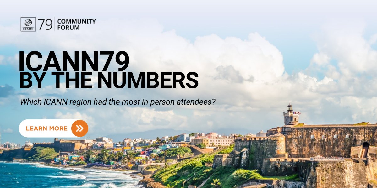 Curious about which region had the highest attendance at #ICANN79 or the weight of ICANN-owned equipment shipments? Let's look back at ICANN79 in numbers together! Click the link and explore >> go.icann.org/3PW6Jea #ICANN