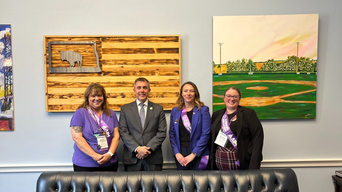 Honored to visit with members of the Alzheimer’s Impact Movement and the Alzheimer's Association as they work to better understand and diagnose Alzheimer’s and other types of dementia.