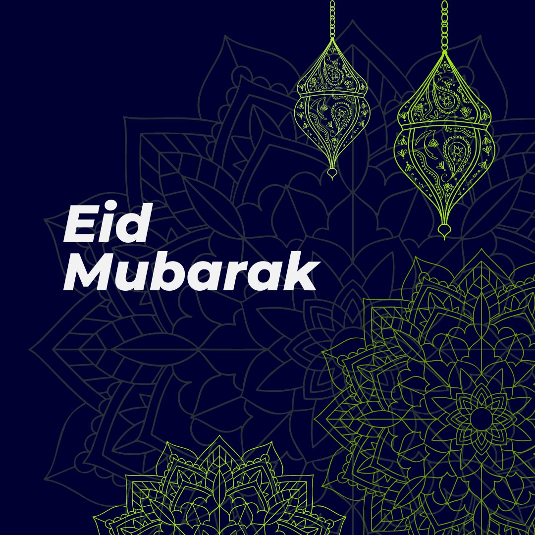 As the holy month of Ramadan comes to an end, we extend warm wishes to our Muslim friends and colleagues. May this Eid bring joy, blessings, and unity to all! 🌙🌟 

#eidalfitr #eidmubarak #eid #ramadan