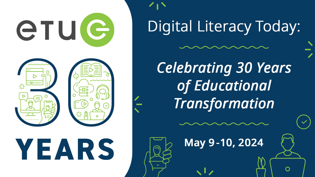 Dive into the evolving landscape of B.C. higher education with @ETUG as we celebrate their 30th anniversary! Join us May 9-10 at SFU’s Harbour Centre in Vancouver for insights on digital literacy, humanizing tech, and online learning demand. Register now: ow.ly/LM0W50RaVpV