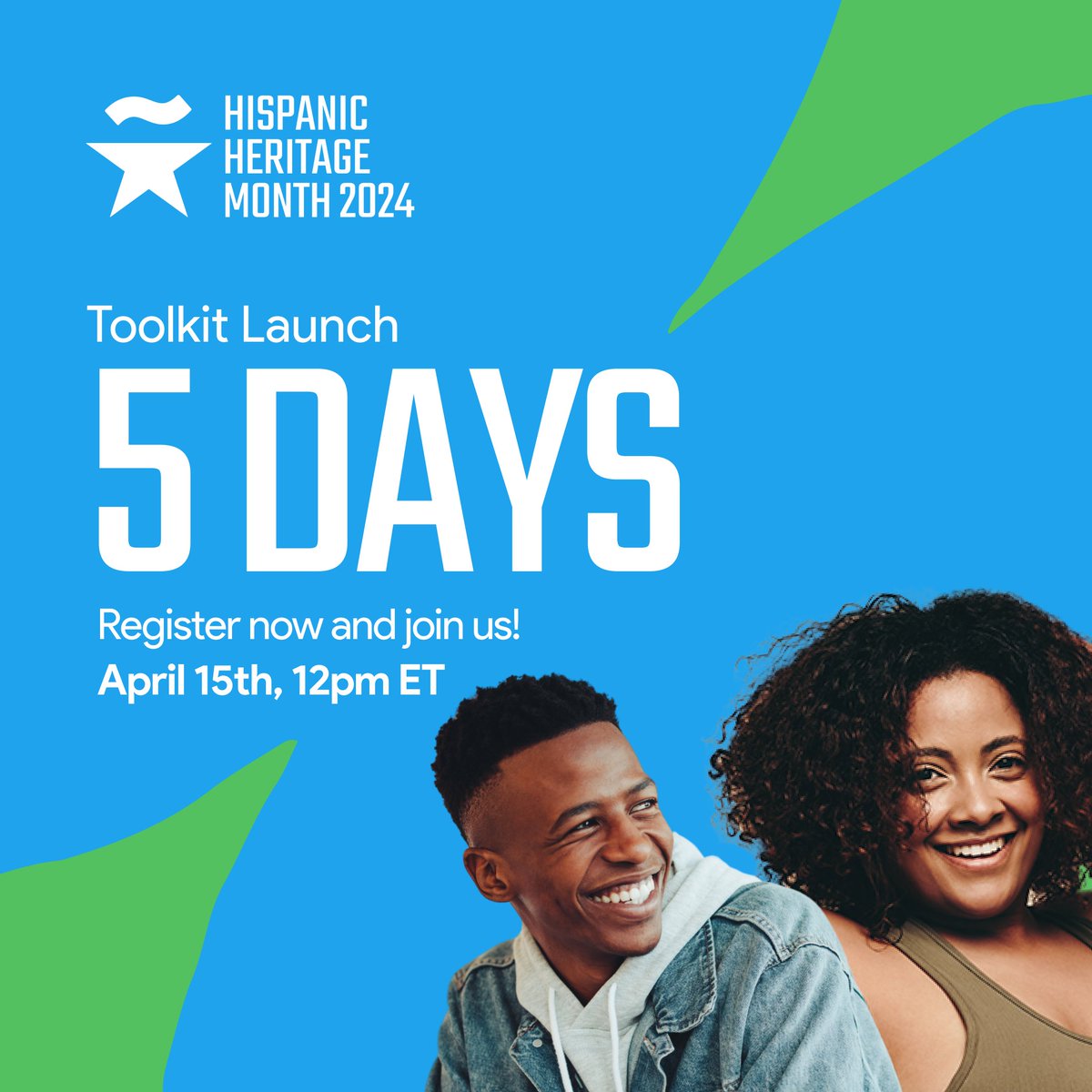 We're thrilled to celebrate #HispanicHeritageMonth starting September 15th!🌟 Join us for the Toolkit Launch and register now bit.ly/HHMToolkitLaun…, and don't miss the opportunity to gain inspiration for impactful activations and kickstart your early planning! #TogetherWeShine