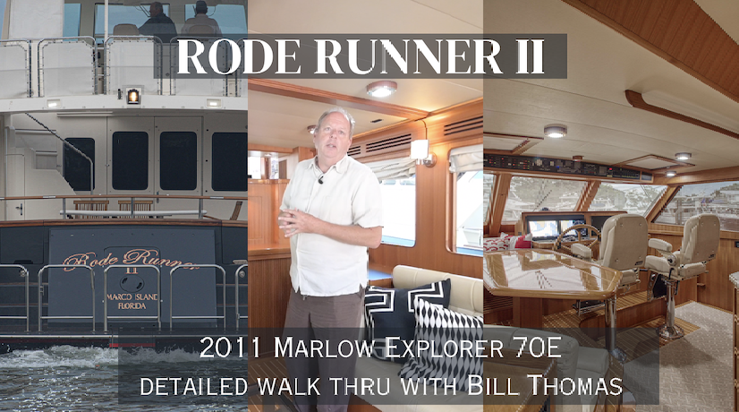 Come take an in-depth tour on Rode Runner II
This Yacht can take you where you want to go with her size and range.

youtu.be/e5bJOCO7QaM

 #YachtLife #LuxuryTravel #TravelInStyle #AdventureAwaits #YachtLifeStyle #LuxuryYacht #OceanAdventure #SailAway #BoatTour #ExploreMore