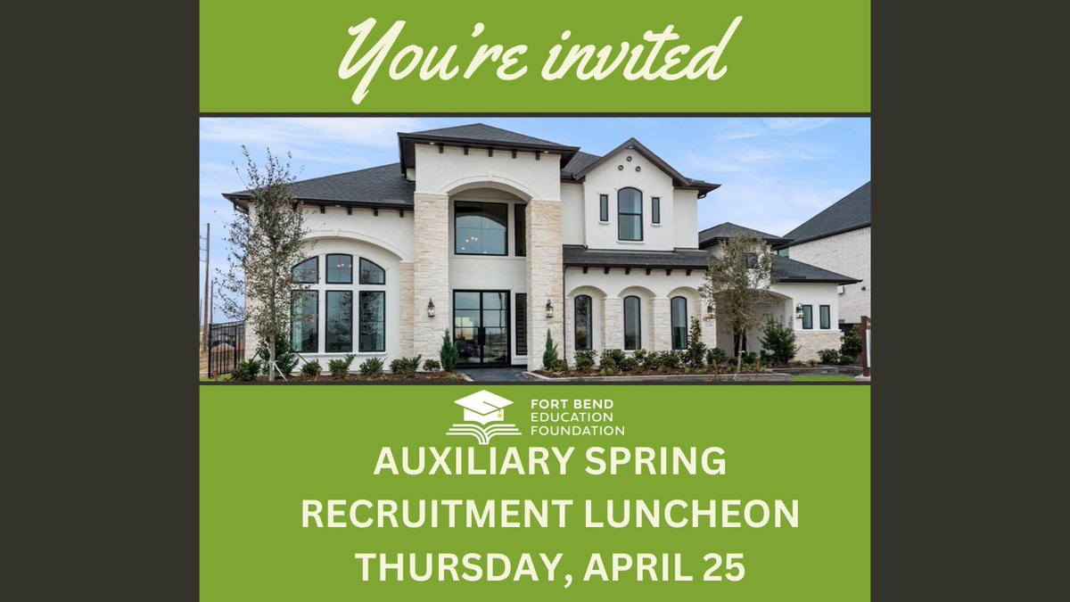 Come and grow with us! Attend our Auxiliary Spring Recruitment Luncheon on Thurs., April 25 to learn about FBEF volunteer opportunities. Get event details at bit.ly/49F4bIA.