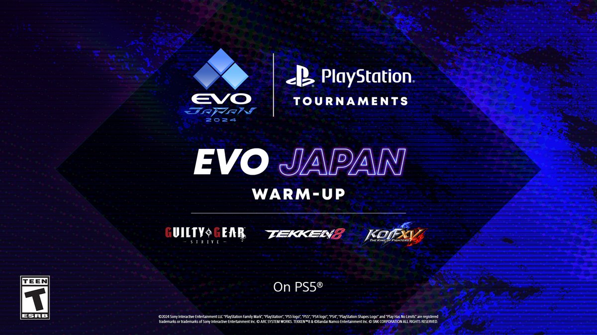 Evo Japan is only a month away, and we’re celebrating with Evo Japan Warm-Ups! Win unique avatars every week until Evo Japan, only on PlayStation Tournaments. Learn more: playst.cc/evo-japan-warm…
