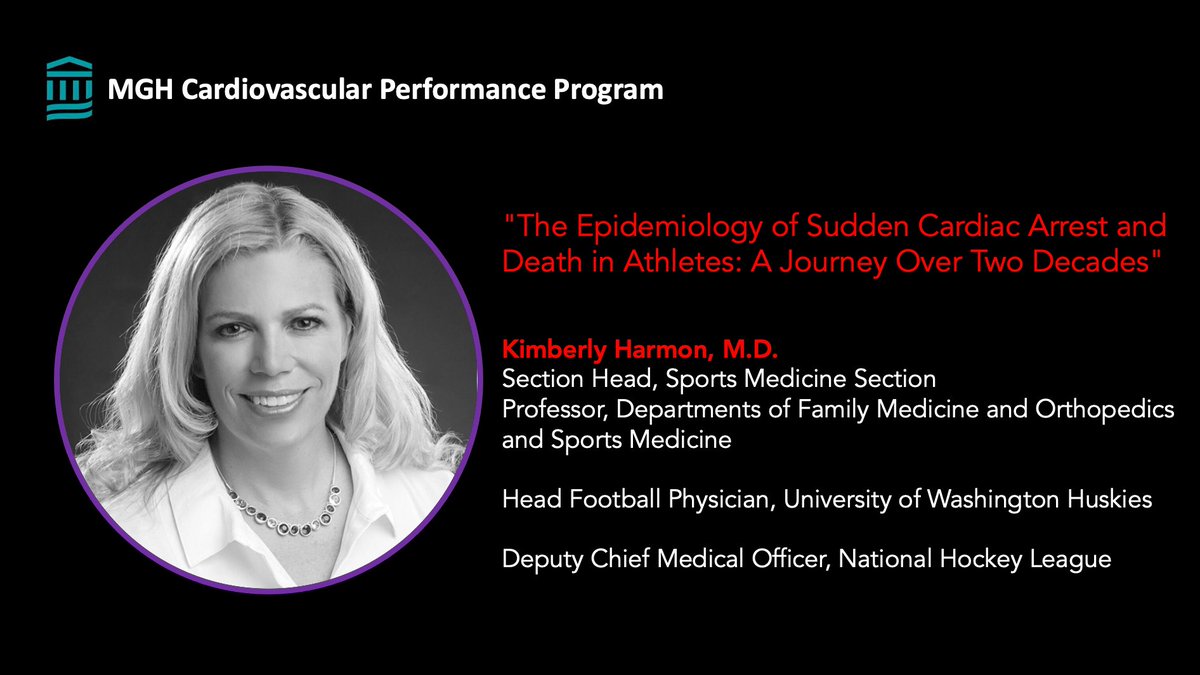 Thrilled to have hosted @DrKimHarmon at @MGHHeartHealth for an insightful grand rounds on 'The Epidemiology of Sudden Cardiac Arrest and Death in Athletes. Her 20+ year journey is truly inspiring. Thank you Dr. Harmon for joining us! bit.ly/3VWmrd0 #sportscards