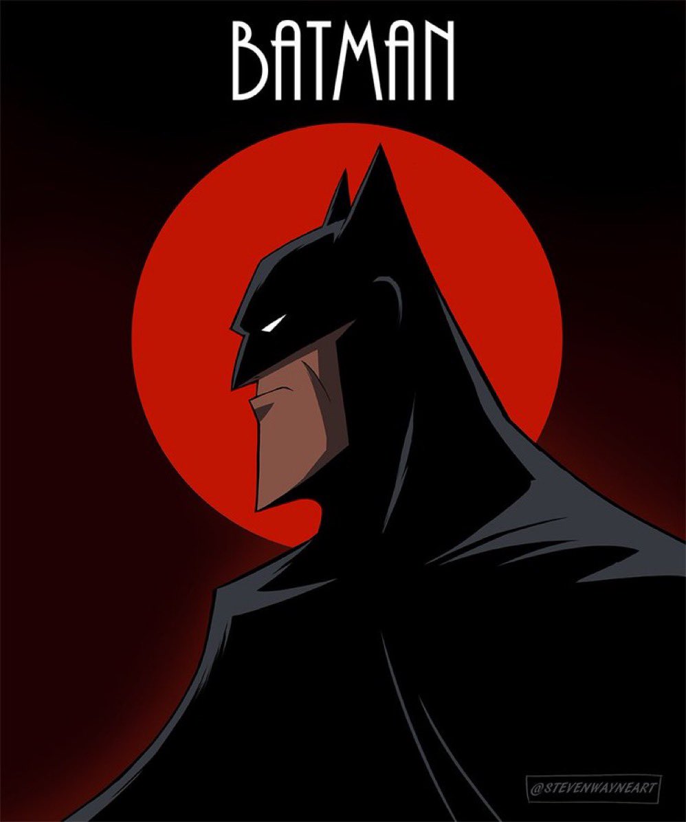 Batman: The Animated Series Sketch Artwork by @StevenWayneArt