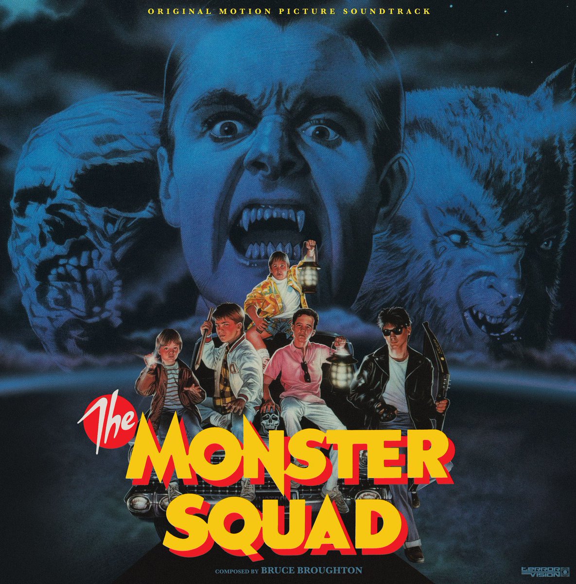 We love doing vinyl OSTs at Terror Vision. However, it was disappointing how this definitive edition of THE MONSTER SQUAD didn’t move at all. It includes Michael Sembello’s Rock Until You Drop and The Monster Squad Rap and every used and unused cue! terror-vision.com/store/the-mons…