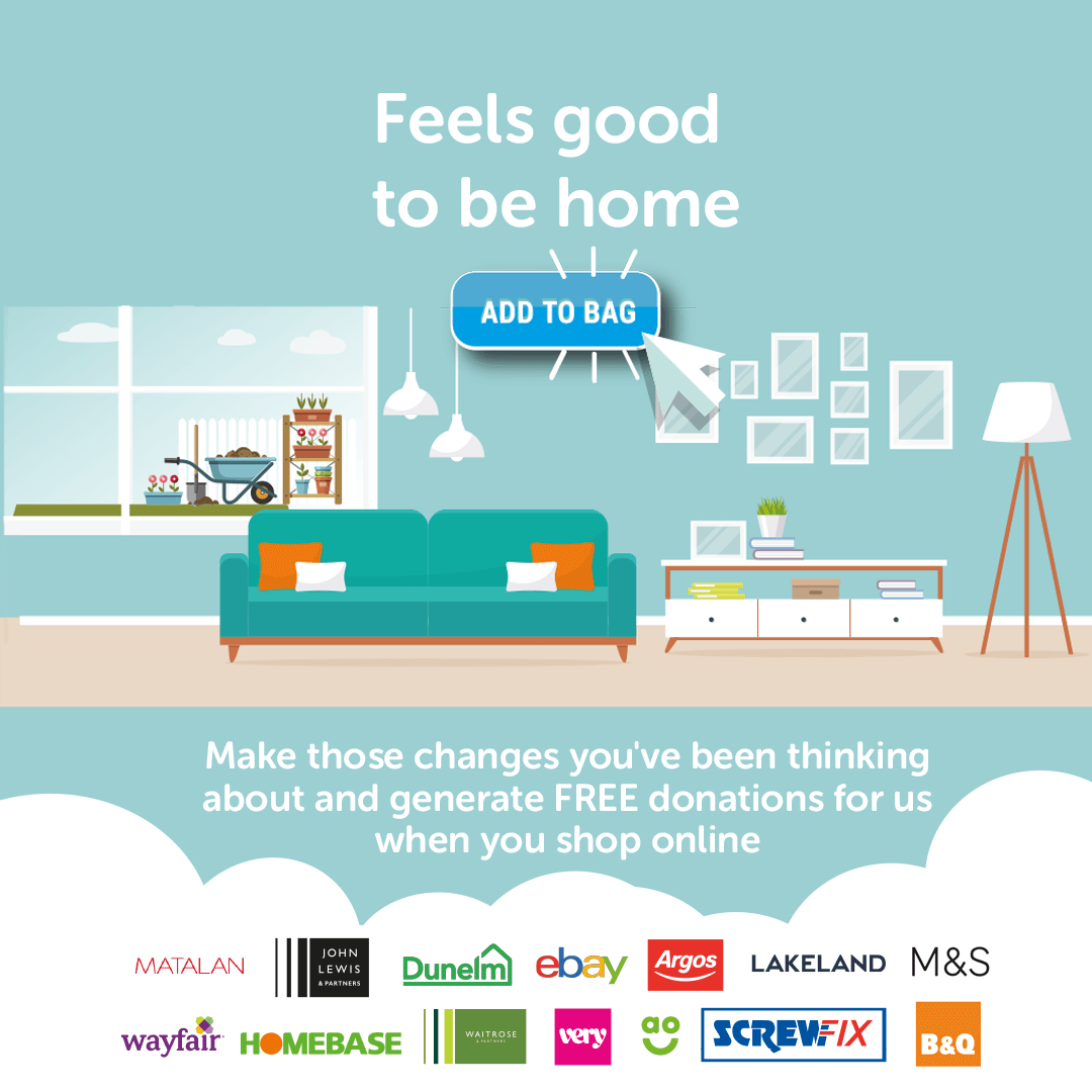 Fixing up the garden or brightening up your indoor space? Raise FREE donations for us at your favourite home improvement stores when you shop via @giveasyoulive 💸 It's free 📱 There's a handy app 🛍️ There are over 6,000 stores! > bit.ly/giveasyouliveo…