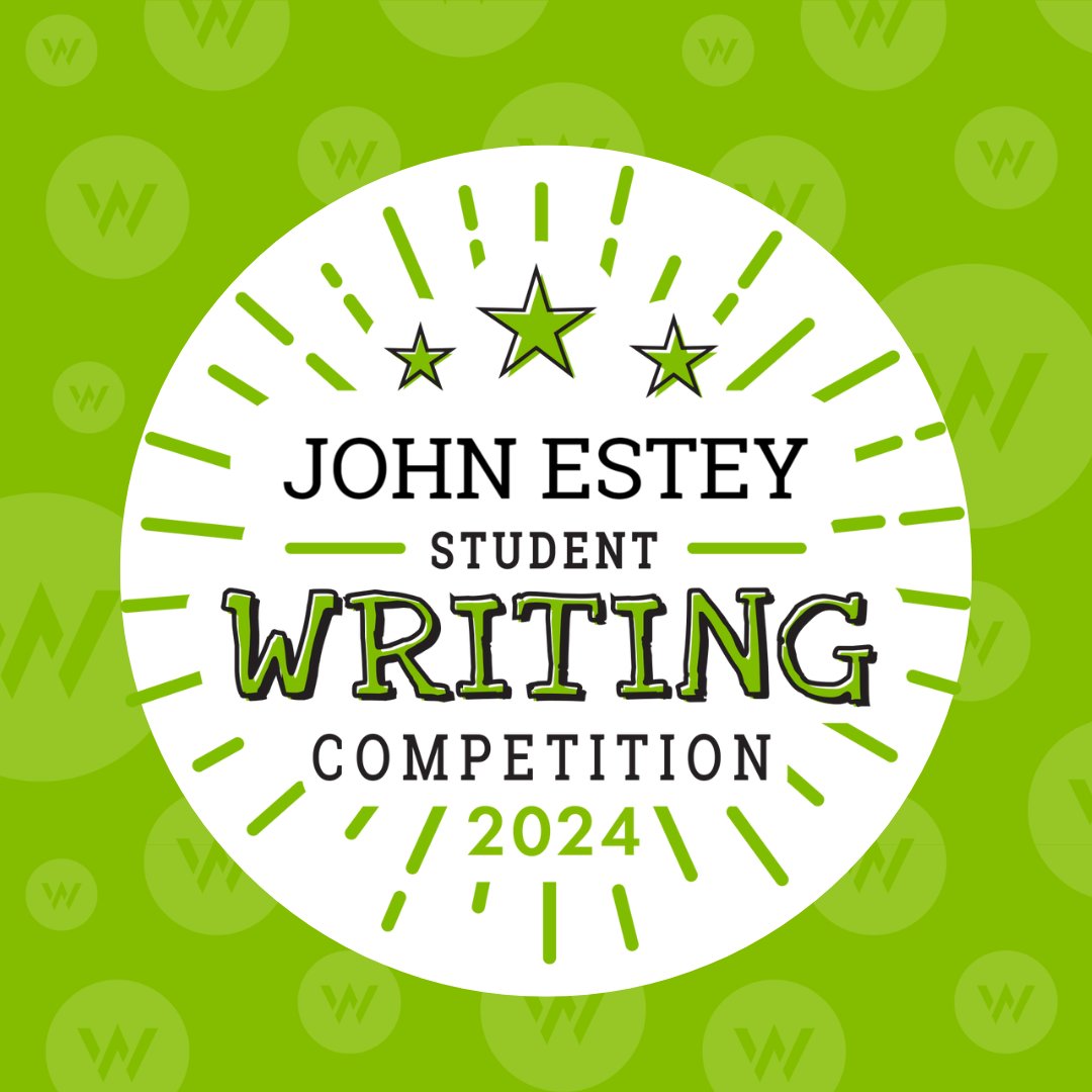 Today is #EncourageAYoungWriterDay! To celebrate, we want to invite teachers to submit their student writers to our John Estey Student Writing Competition! Get more information and find out how to submit at: bit.ly/3DKlZUl