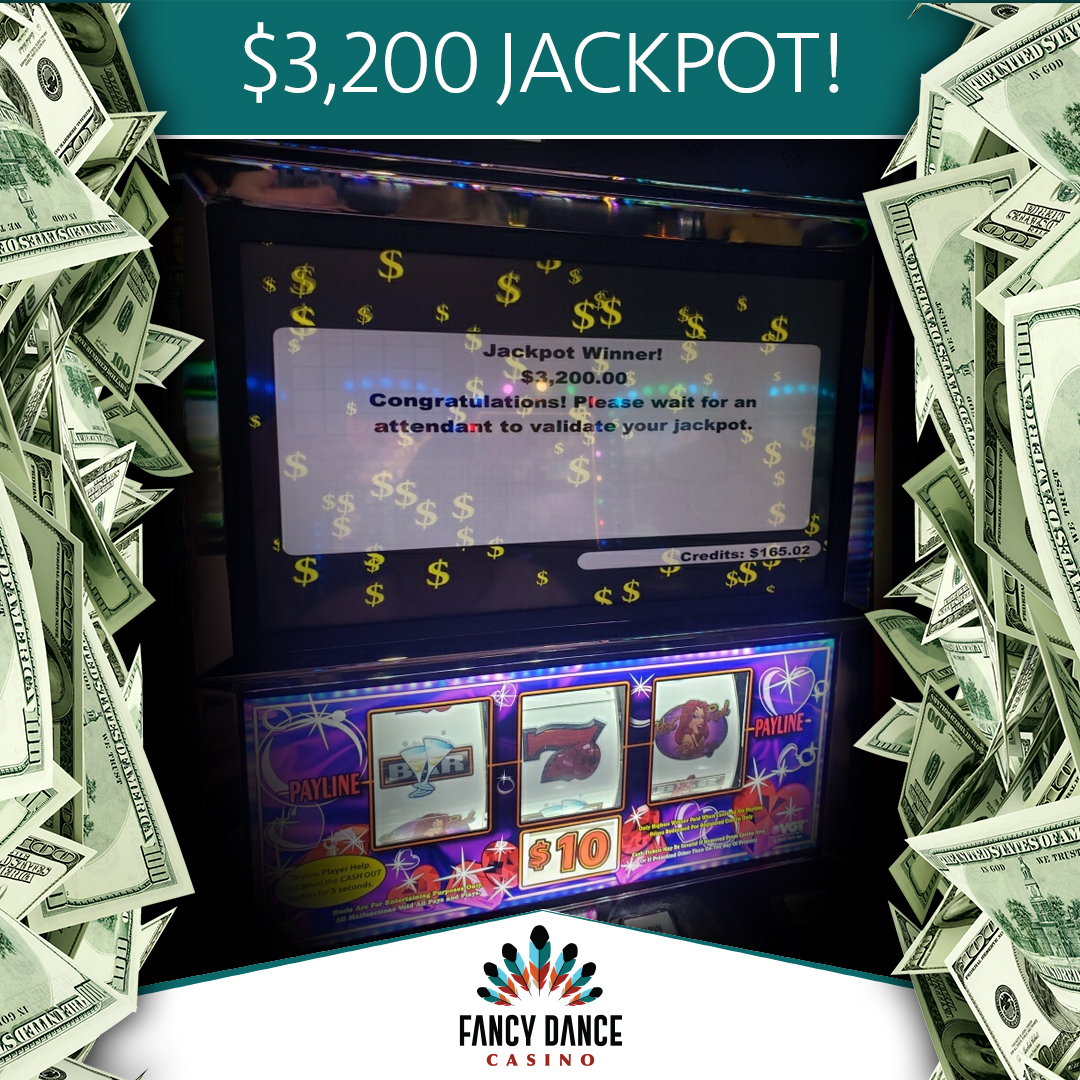 #Congrats to our big $3,200 #Jackpot #Winner on #HotRedRuby! 🔥

Come out & #play--#jackpots hit every day! 💰

#fancydance #fancydancecasino #casino #getfancy #hot #hotred #hotslots #oklahoma #ponca #redhot #redruby #ruby #slots #slotwin #stayfancy #wherewinnersdance #win