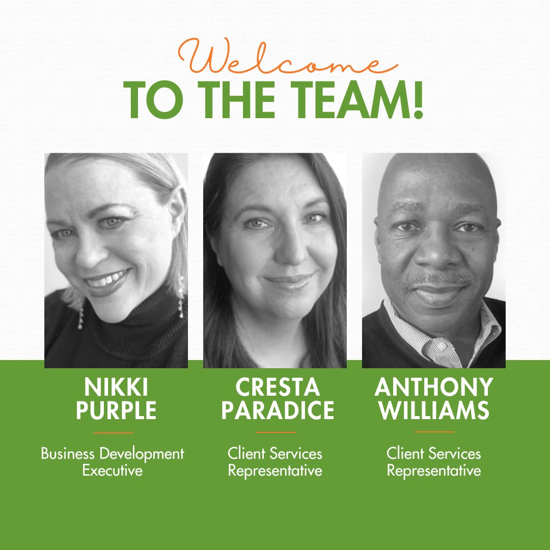 We're truly thrilled to welcome Nikki, Cresta, and Anthony aboard! They've already begun making significant contributions. If you're interested in joining our team as well, be sure to visit our website for more information! #welcometotheteam