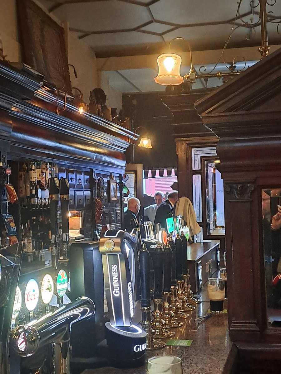 The Hut in Phibsboro, one of the Victorian-style pubs in Dublin, and my personal favourite.