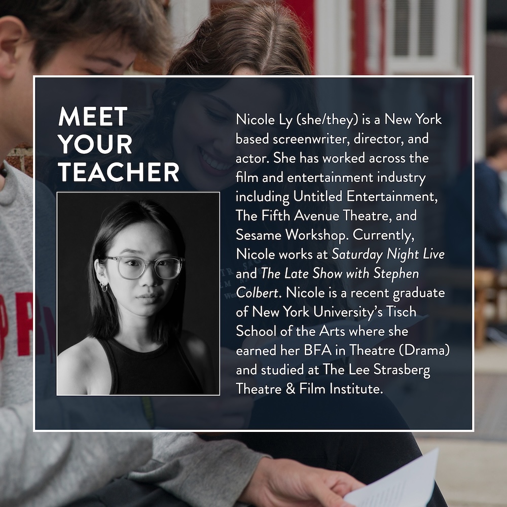 There’s still time to register for our upcoming College Audition Prep Workshop! This focused 10-week course allows students to perfect their audition monologues and prepare to navigate the college audition process with confidence. Learn more at strasberg.edu/yas/online!