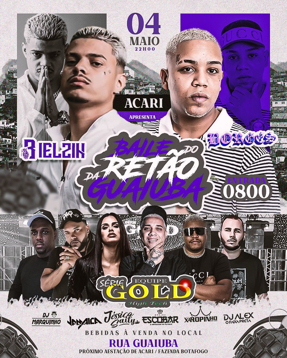 Dia 04 vai parar tudo 🎧🎶🇪🇸

No retão da Guaiuba 🛫

Borges e Bielzin 🎧

Faz uma loucura por mim, fala que ninguém te pega igual o teu nego🎶🎧🎼
Entrada do evento liberada 0800🛫

Você não pode ficar de fora dessa 🎧😜
<a href="/Betinhaprodu/">Betinha❤</a> 
<a href="/ilustrebronze/">Ilustre Bronze☀️👙</a>