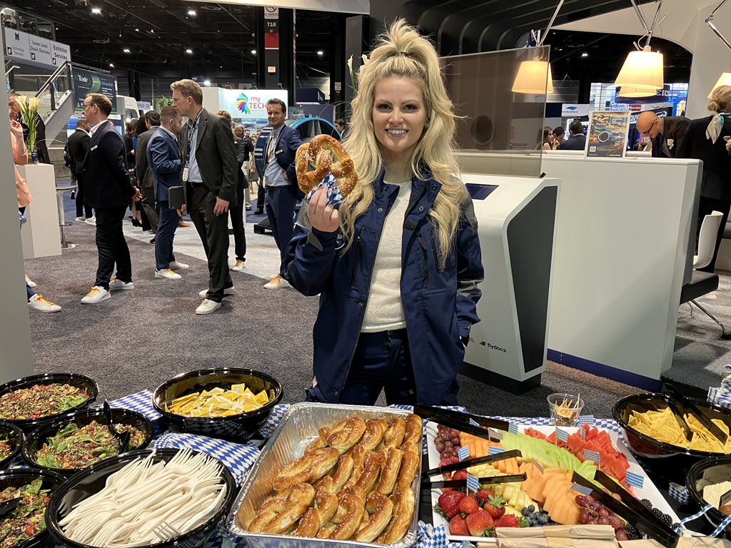 While you're experiencing the buzzing energy of #MROAM, don't forget to take a little break from the action. 😮 Have a refreshing drink and delicious pretzels at our Beer Call! 🍻🥨 Join us at booth 2431 starting at 3:00 pm. @AvWeekEvents