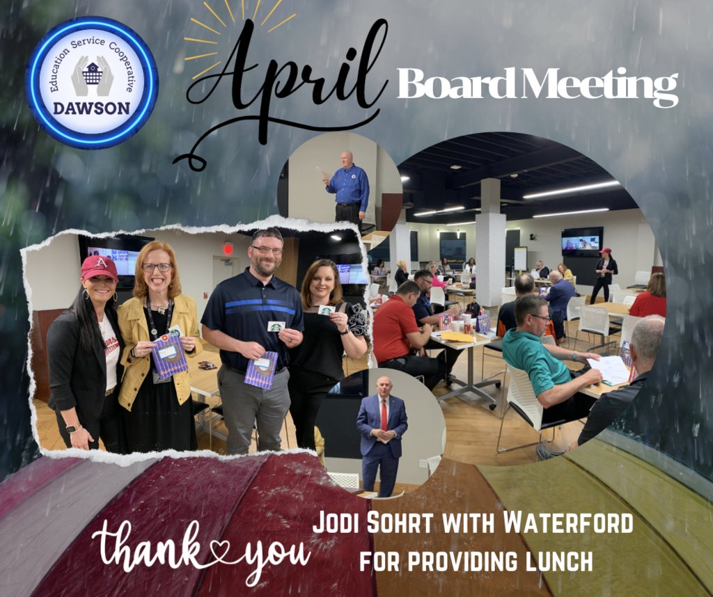April Board Meeting