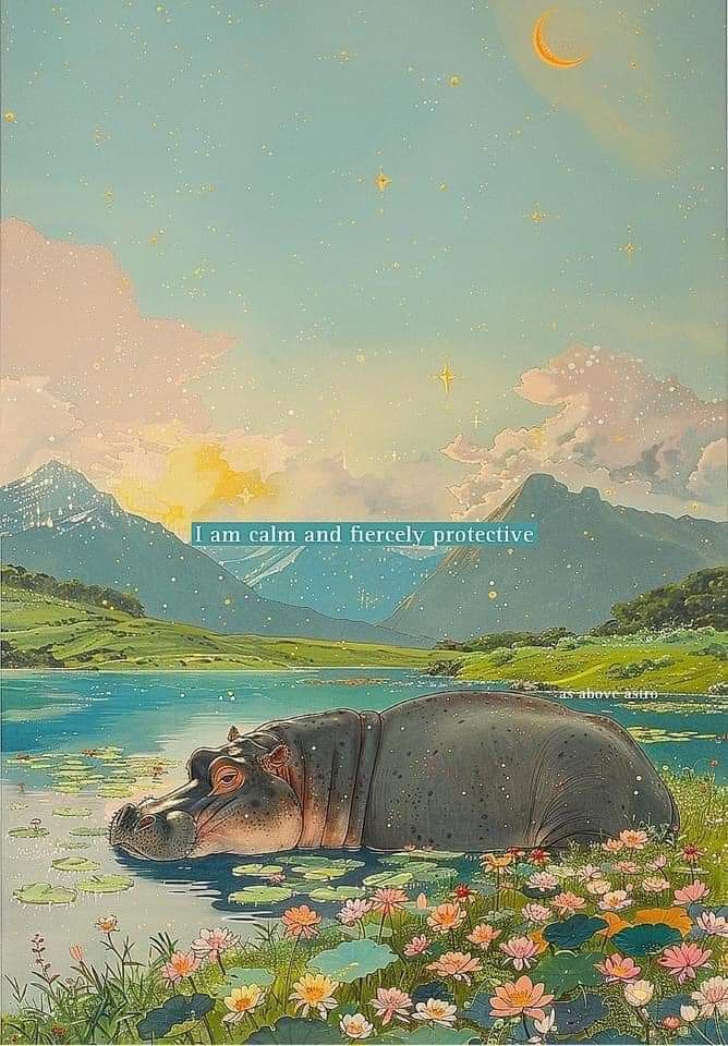 When hippopotamus is your spirit animal 

🎨  𝘶𝘯𝘬𝘯𝘰𝘸𝘯