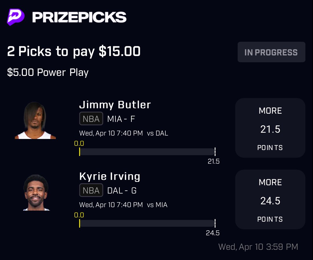 Copy my @PrizePicks entry using this link: Use code “five” to double your initial deposit up to $100 prizepicks.onelink.me/gCQS/shareEntr…