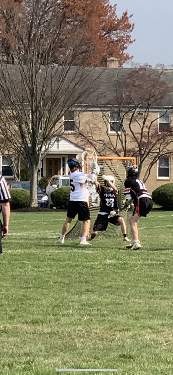 Wood Boys Lacrosse with an early 3-0 lead vs. Ryan.