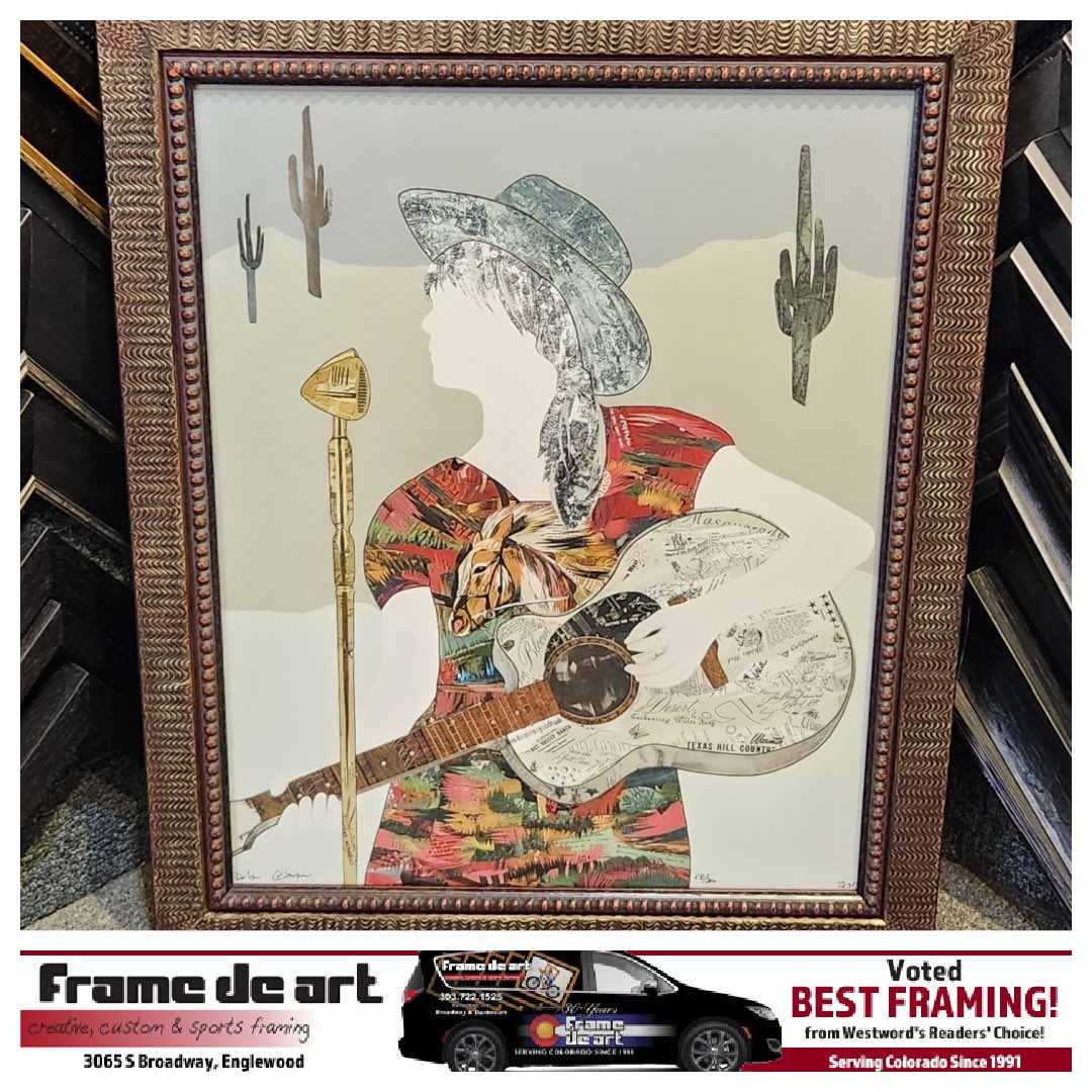 FrameDeArt's tweet image. We love framing Dolan Geiman prints!  Custom Spark Frames!

#DolanGeiman #Cowgirl #SparkFrames #Denver #Colorado #framing #customframing #pictureframing #art #decor #walldecor #milehighcity #cityofdenver #cityofEnglewood #shoplocal #shopsmall #madeinEnglewood 

@TruVueGlazing