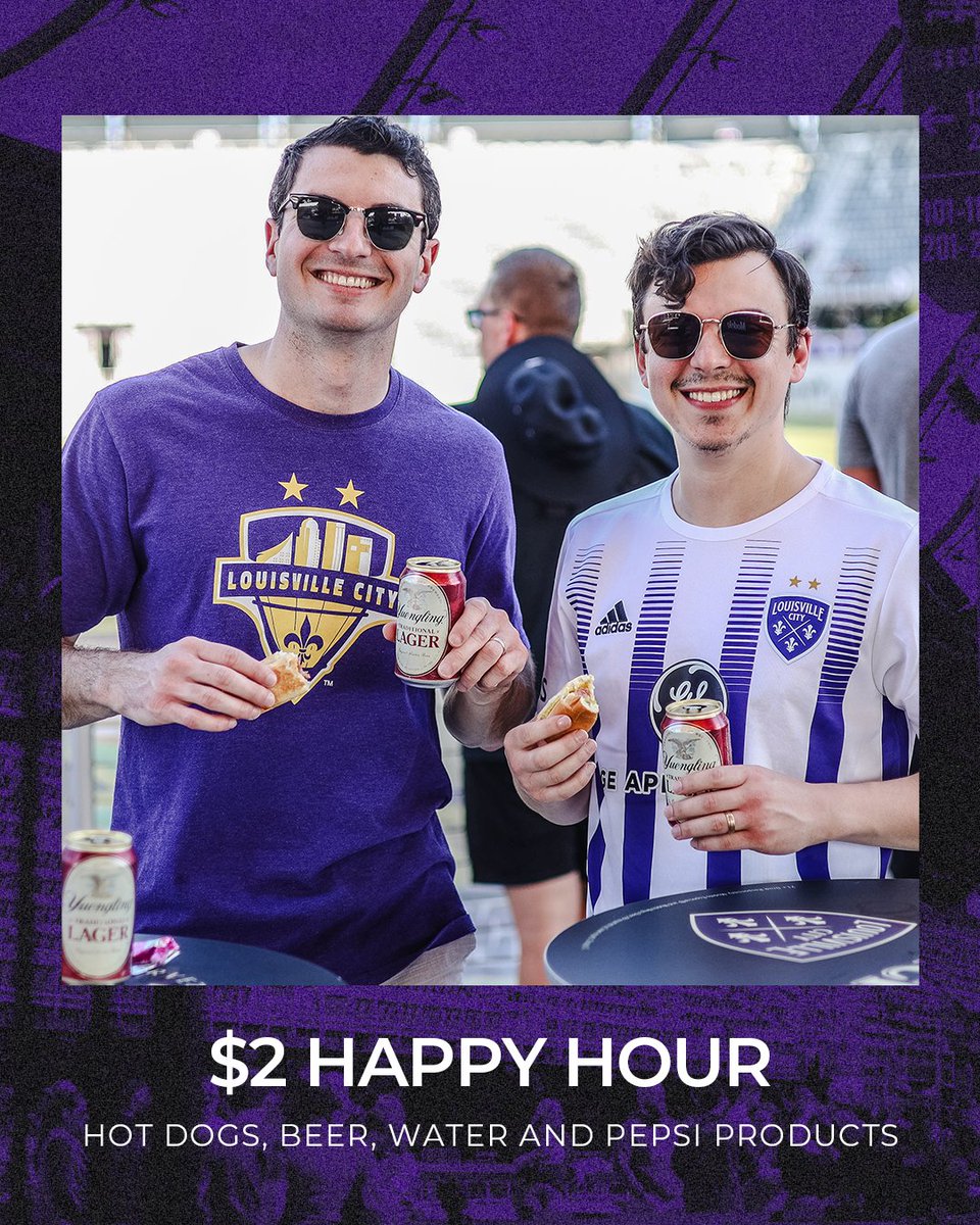 Happy Hour on a Tuesday >>> Join us from 5:30 - 6:30 p.m. on the north concourse ahead of our @opencup match vs. Greenville! 🎟️ bit.ly/4aoBVej