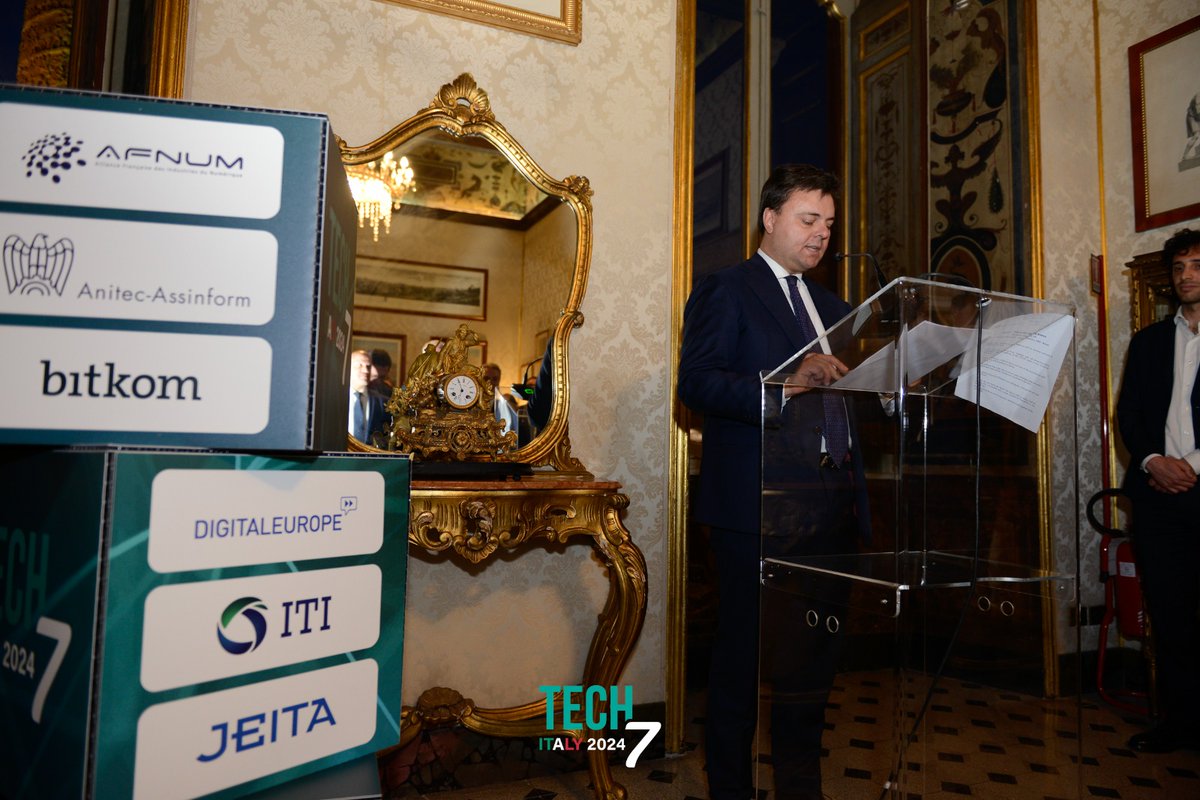 anitecassinform's tweet photo. 🔔#TECH7 activities have started with a networking dinner preceding the TECH7 High-Level conference which will take place tomorrow.
▶ Follow the event live tomorrow: https://t.co/KScmG50TUL https://t.co/ieTbVjljbI