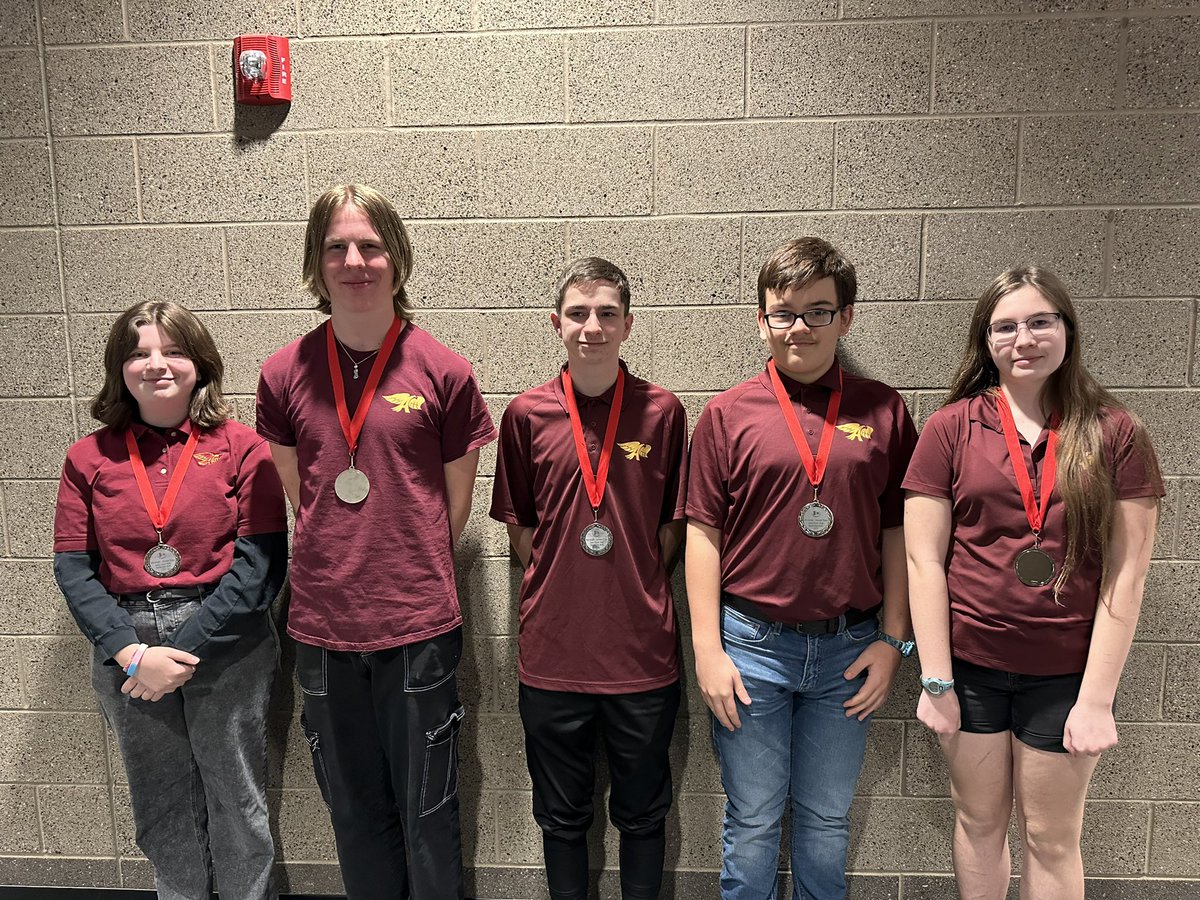 @AnkenySouthview The Southview MS Quiz Bowl team placed second today at the State Knowledge Bowl Championships losing the title on the last question. Very proud of these students today.