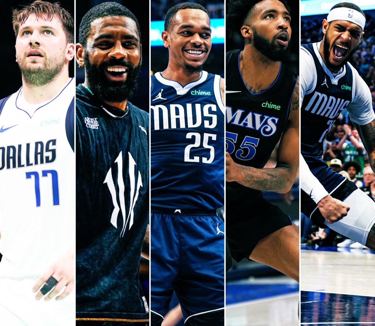 Dallas Mavericks'in aşağıdaki beşi, NBA'deki en iyi 5. savunma beşi! (min 100 dakika) 🔹Luka Doncic 🔹Kyrie Irving 🔹PJ Washıngton 🔹Derrick Jones Jr 🔹Daniel Gafford 🔒 Toplam 162 dakika birlikte oynayan bu beşin savunma verimliliği 98.3 DRtg