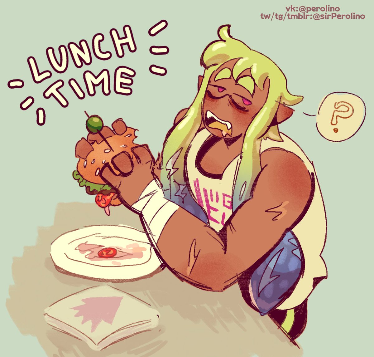 I see captain as such a chill dude tbh 
Just chillin
#Splatoon3 #splatoonart #Splatoon3art #splatoonart