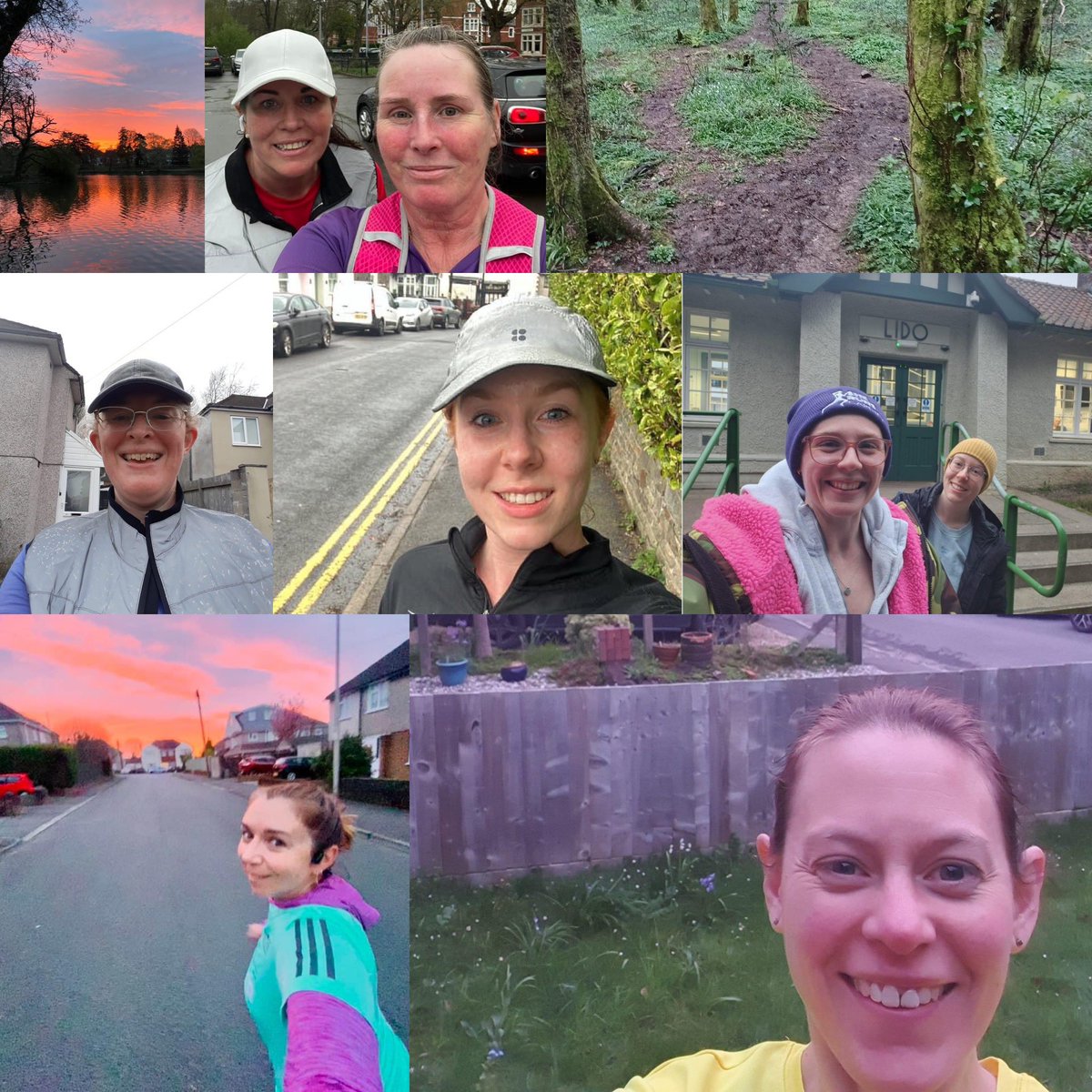 Round up round up! Red sky at night, shepherds delight, Orange sky in the morning, Bigmoose ultra fun run coming 🤣 Recovery runs, to road runs, swimming to sunrise, trail to being together, brilliant activities by all! 🧡💜🧡 Da iawn pawb!