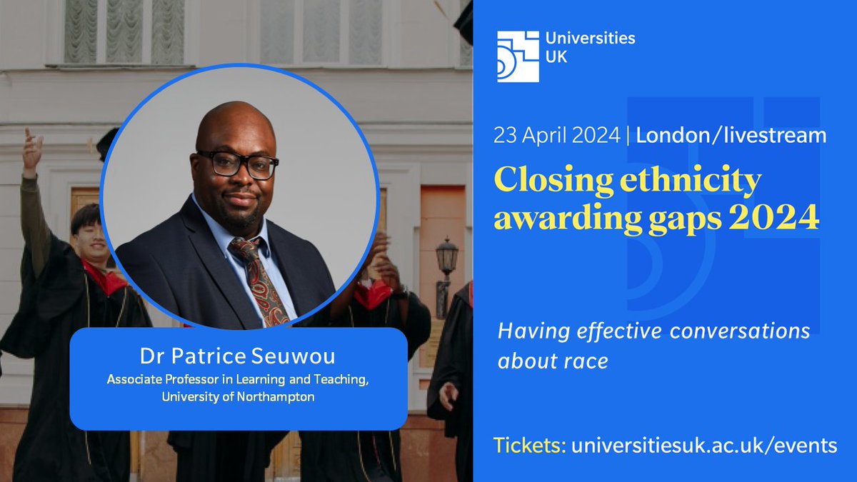 Excited to speak at #ClosingTheGap on effective race conversations in higher ed! ️ Join me at Closing Ethnicity Awarding Gaps 2024 (April 23rd, London) as we explore strategies for fostering understanding & tackling the awarding gap. Let's chat! #EducationEquity