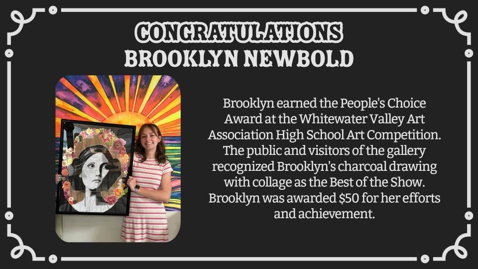 Congratulations Brooklyn Newbold! You have an incredible talent!