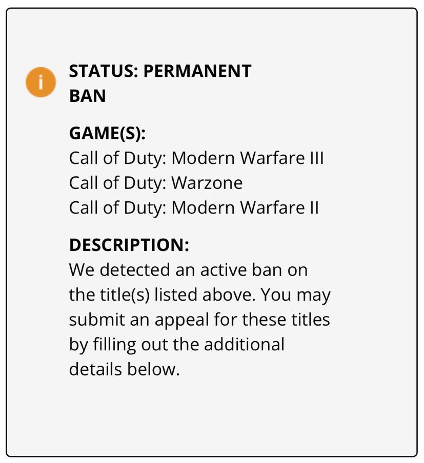 If you have been permanently banned in Call of Duty, Activision has stated that permanent bans are final, and there are “no false permanent bans.”