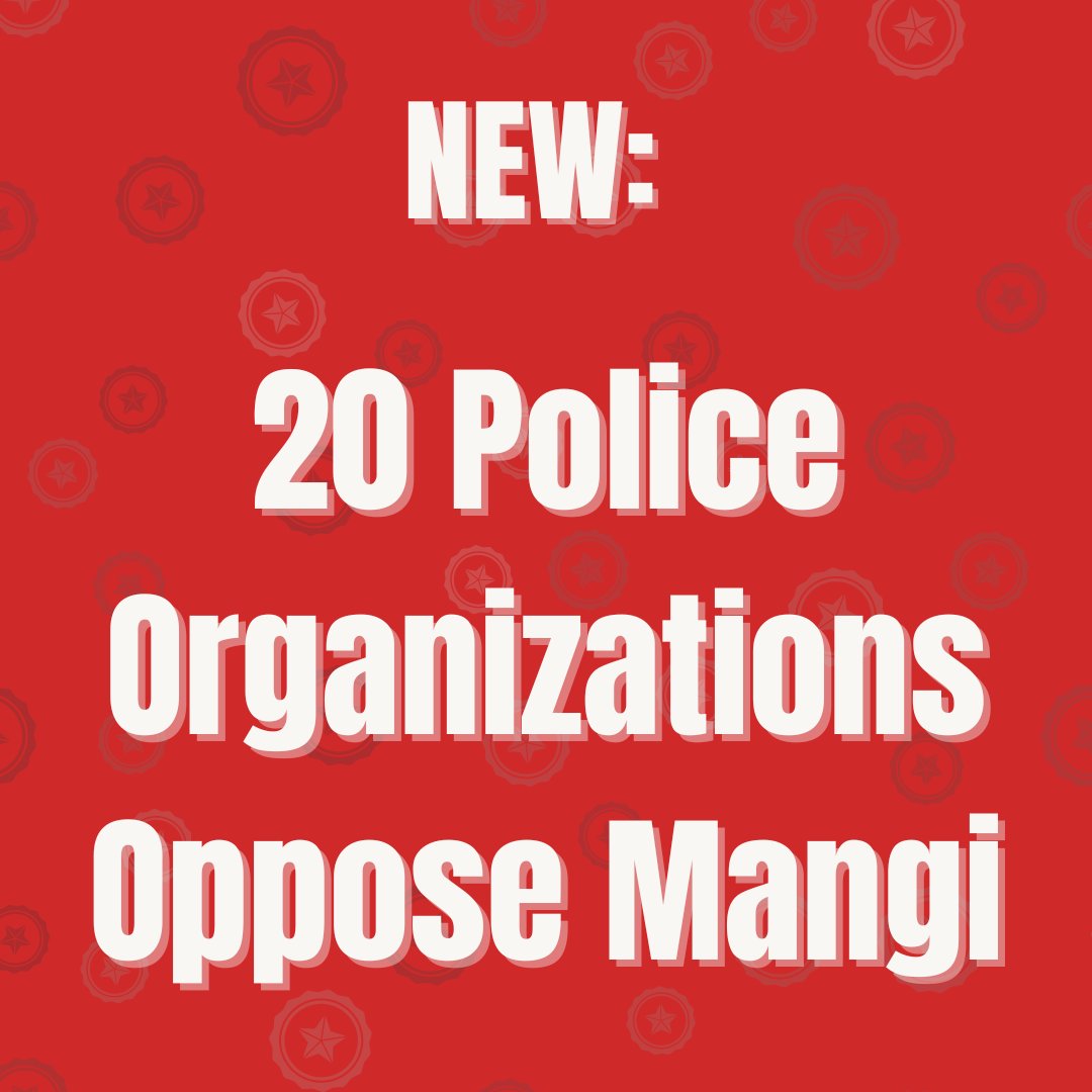 The largest police organization in California and the largest statewide public safety association in the nation, @PORACalifornia, is opposed to Adeel Mangi’s nomination. This brings the total law enforcement organizations that oppose Mr. Mangi to 20.