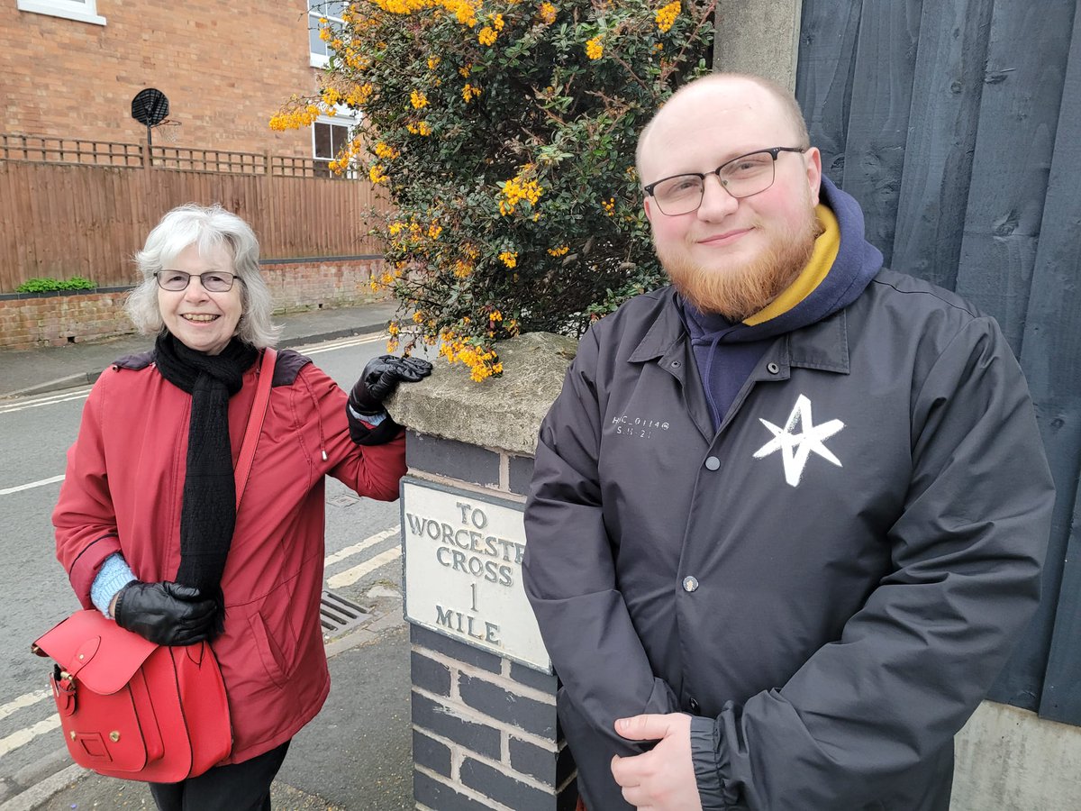 Cllr Sue Smith and Candidate Aaron Daniels For Lower Wick and Pitmaston has been out today with St John's Councillors. Great response on the door step. #Labour #lowerwick #pitmaston #stjohns Vote for change and Vote Labour