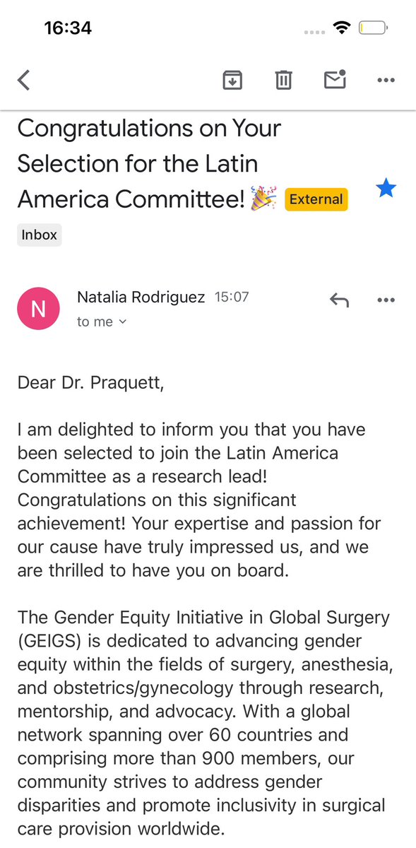 **Muchachoos nos volvimos a ilusionaar** Excited to be part of GEIGS Latam! Can't wait to work with all the members for a better surgical field✨ #GenderEquity #WomenInLeadership #LatinasInMedicine