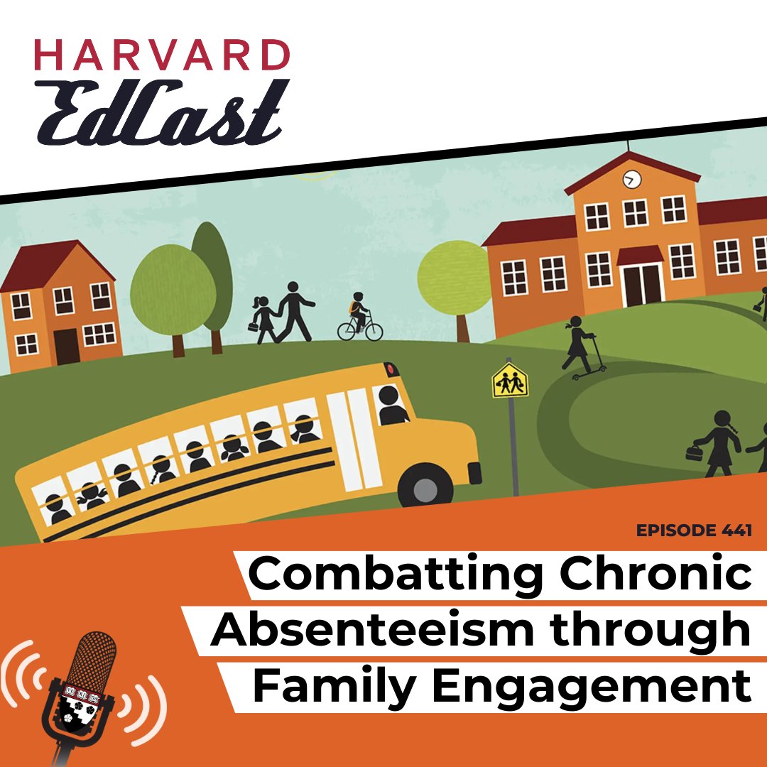 The number of students who are chronically absent has skyrocketed since the pandemic — could robust family engagement be a solution? Hear from @eyalbergman, Ed.L.D.’21, in our Harvard EdCast. spoti.fi/3UdsQ2n