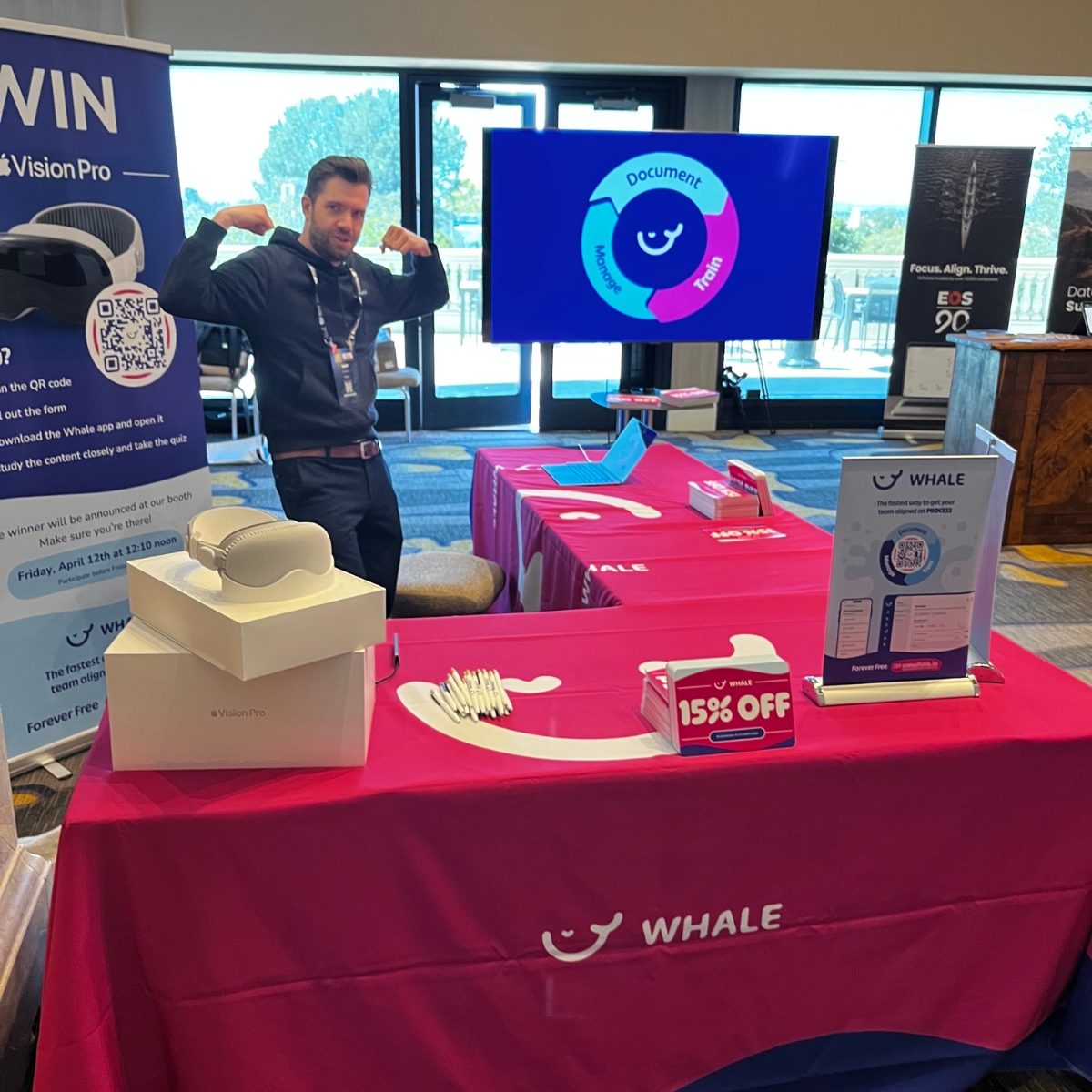 use_whale's tweet image. Whale is almost READY! 🐳

Setting up our booth for the EOS Conference 2024 in San Diego! 🇺🇸

Please swing past to connect, come find us at booth number 8 on the 11th and 12th of April 👀

We&apos;re excited to meet all of you! 🤩💥

#usewhale #unlockgrowth #eosconference