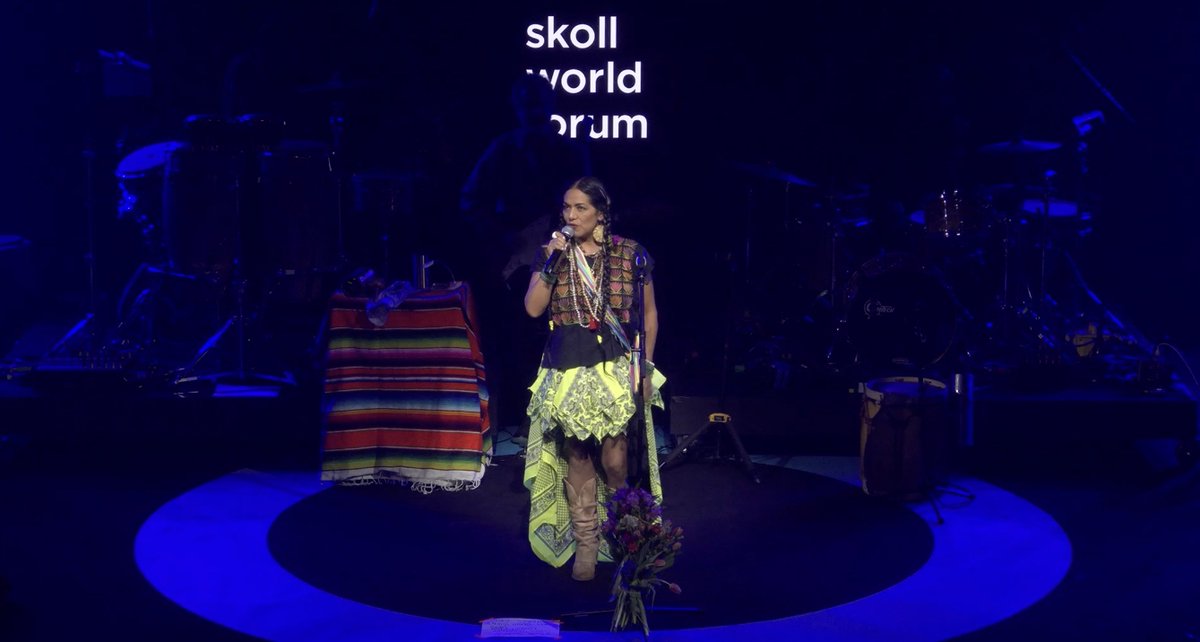What an incredible start to @SkollFoundation World Forum! From celebrating influentia lives to delving into crucial discussions on protecting #biodiversity prioritizing #climatchange & robust #leadership, each moment was filled with wisdom & thought-provoking insight. #SkollWF