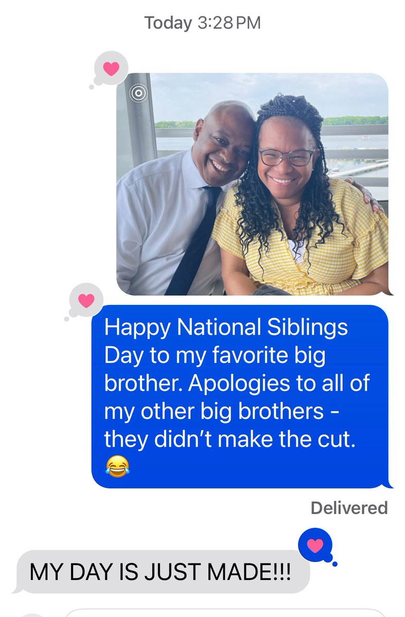 To those of you who are blessed with siblings, don’t forget what day it is!