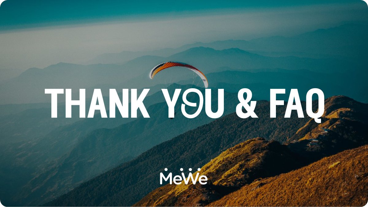 The #MeWe community is rallying around our investment round! 🙌 Have questions about joining the round? Check out some FAQs here→ wefunder.com/updates/172370