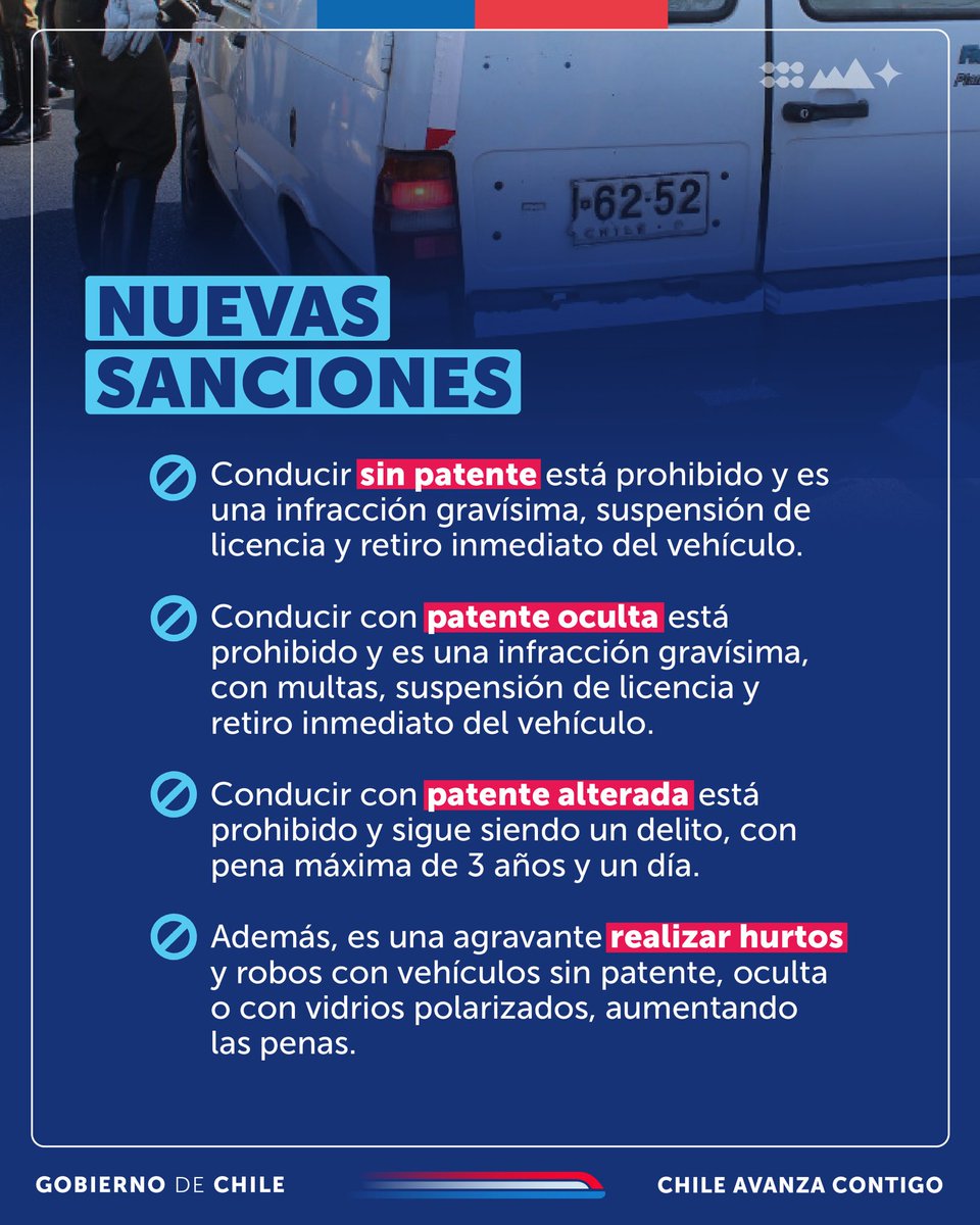 ⚠️Te expones a graves sanciones si no cumples las normativas. En conjunto, #MovámonosSeguros 🚗 🏍️