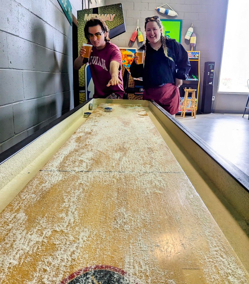 Our game area is the place to be! We’ve got shuffleboard, arcade games, and much more! Oh and PS, $4 pints on Wednesdays…