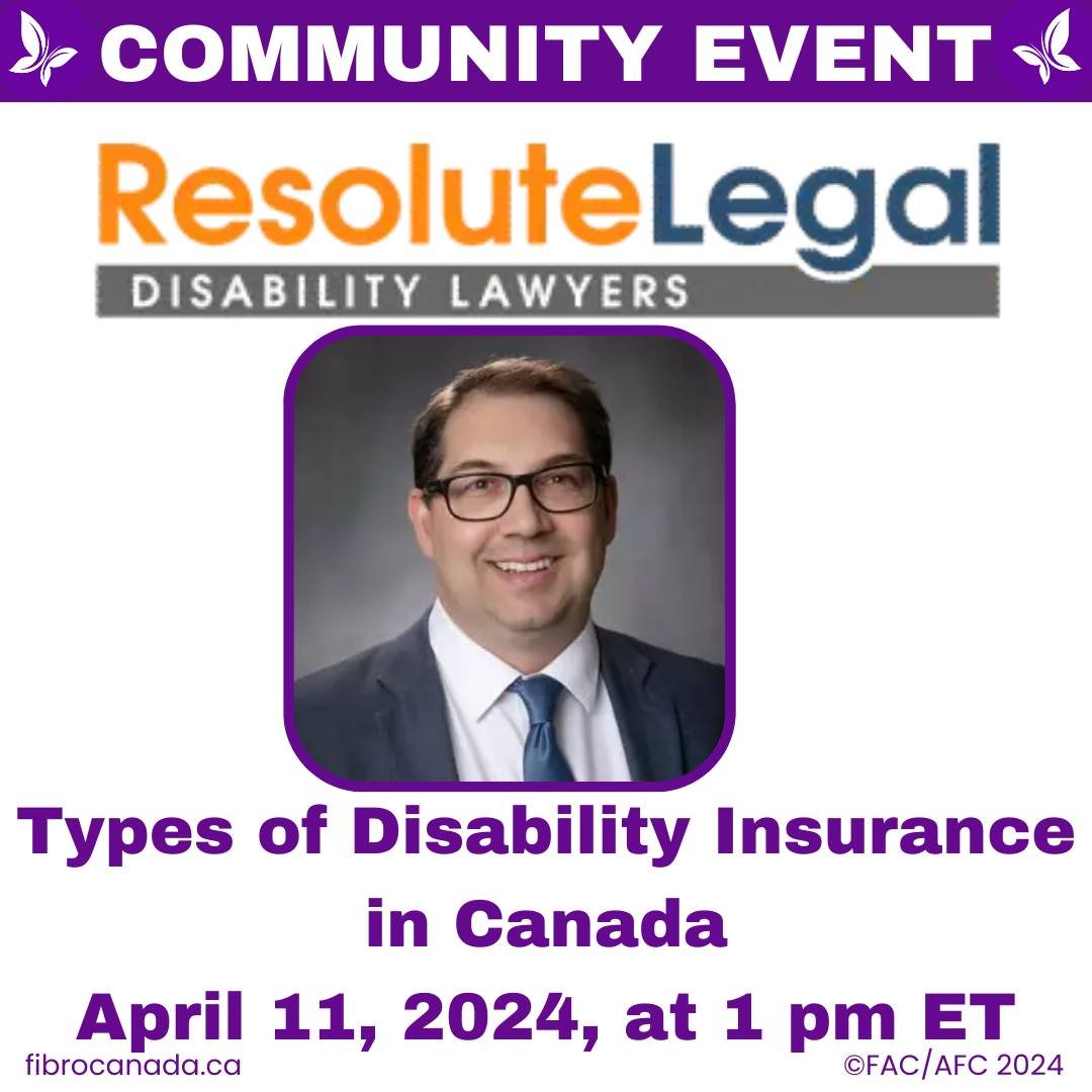 #FAC Community Event TODAY Thursday April 11, 2024 at 1:00 pm ET Join Resolute Legal's David Brannen for a weekly live question and answer webinar on 'Types of Disability Insurance in Canada. To sign up go to us02web.zoom.us/webinar/regist… @Resolute_Legal