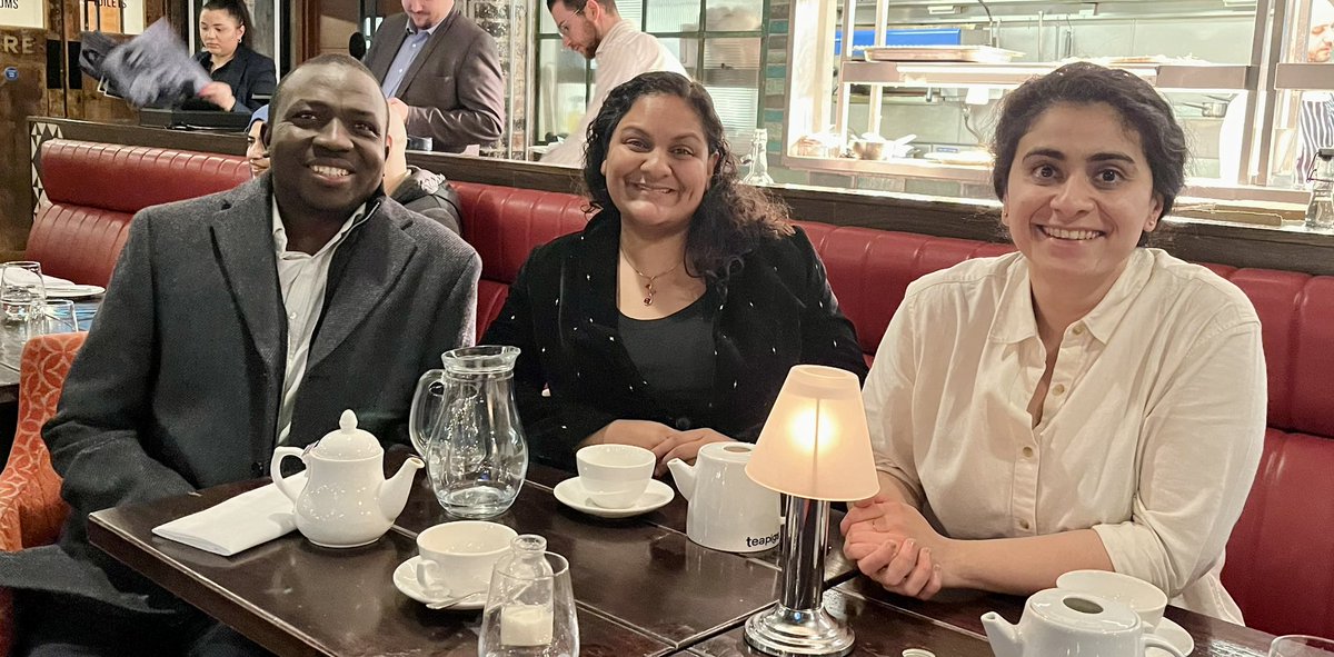 Absolutely delighted to welcome freshly minted Professor @SFatumo to the @QMUL fold! @Ladyroho