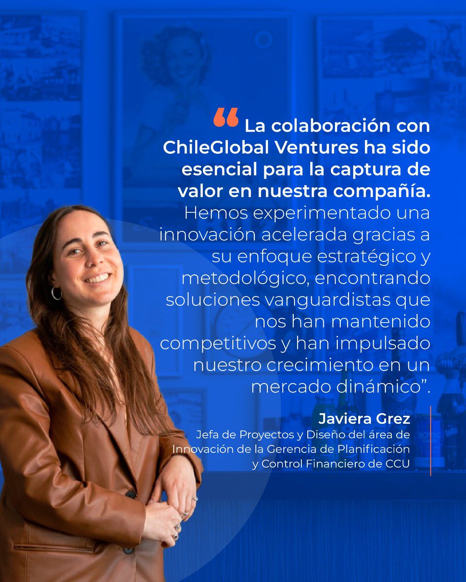 #PartnersCGV | 🚀 Nos sentimos honrados desde hace tres años estar trabajando junto a una gran compañía como <a href="/ccu_cl/">CCU</a> 

Este trabajo lo hemos materializado en la evaluación de una gran cantidad de startups a nivel mundial. 

Revisa lo que dijo Javiera Grez 👇